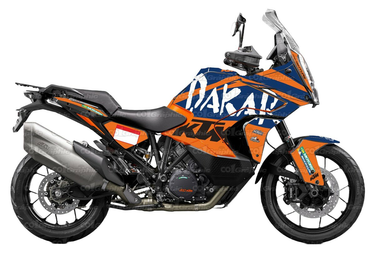 KTM 1290 SUPER ADVENTURE -S 適合 オリジナル ステッカー デカール 2021 2022 2023 2024 バイク用 オフロードバイク アドベンチャーバイク