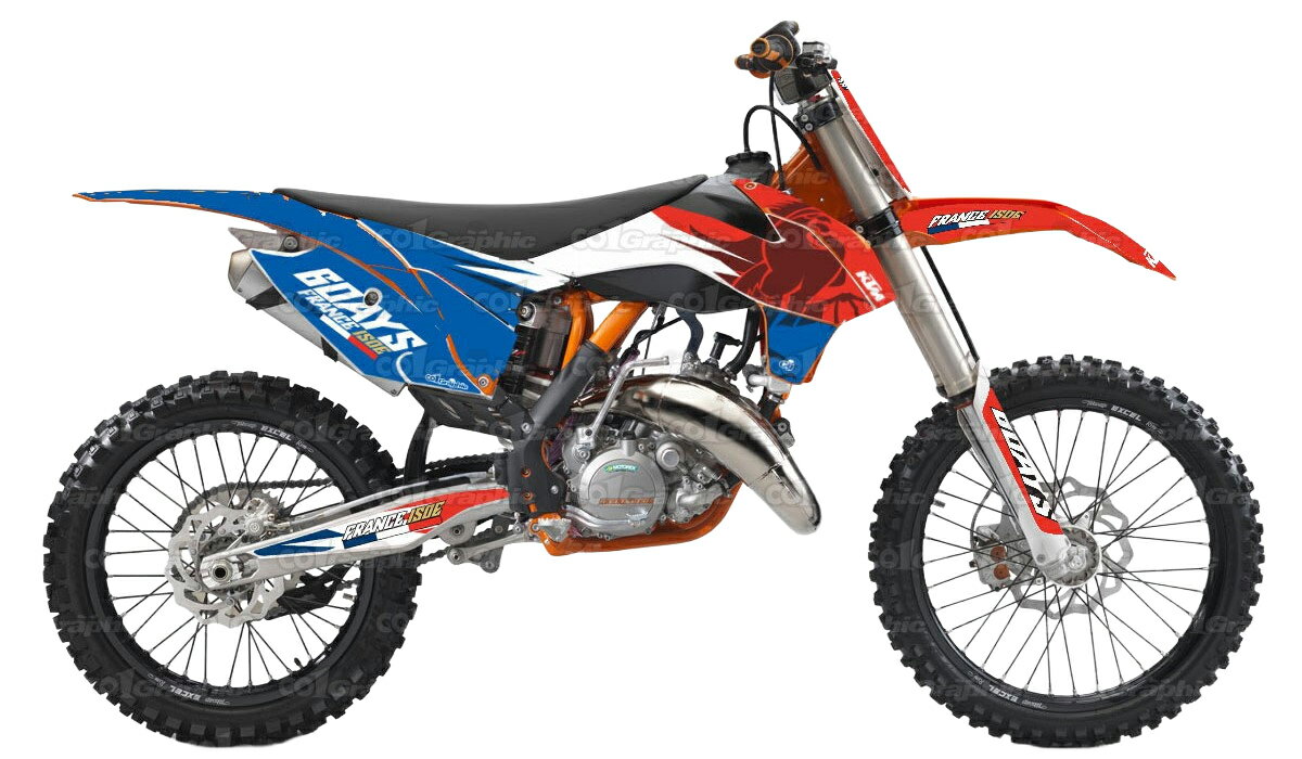 KTM EXC EXCF XCW XCFW 適合 オリジナル ステッカー デカール 2014 2015 2016 バイク用 オフロードバイク 【Bグループ】