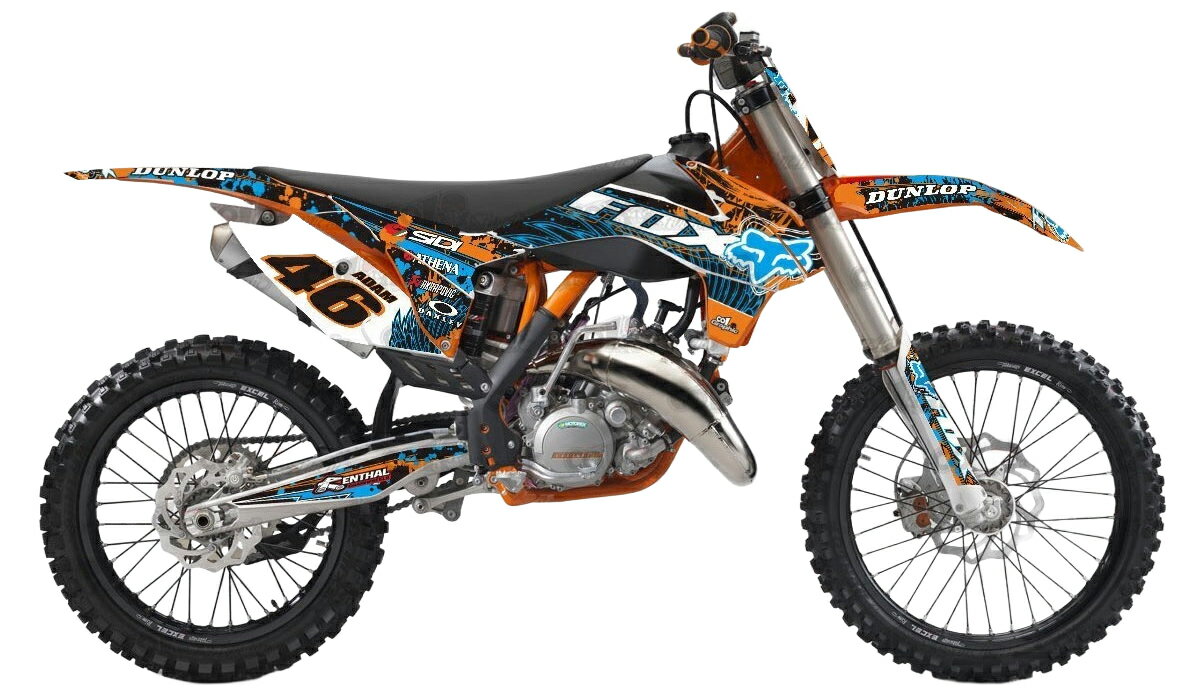 KTM EXC EXCF XCW XCFW 適合 オリジナル ステッカー デカール 2014 2015 2016 バイク用 オフロードバイク 【Cグループ】