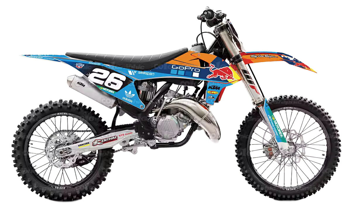 KTM SX SXF XC XCF 適合 オリジナル ステッカー デカール 2019 2020 2021 2022 バイク用 オフロードバイク 【Aグループ】