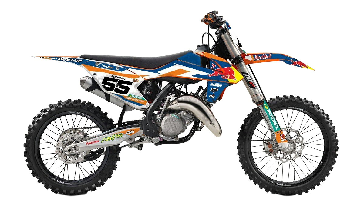KTM SX SXF XC XCF 適合 オリジナル ステッカー デカール 2016 2017 2018 バイク用 オフロードバイク 【Aグループ】