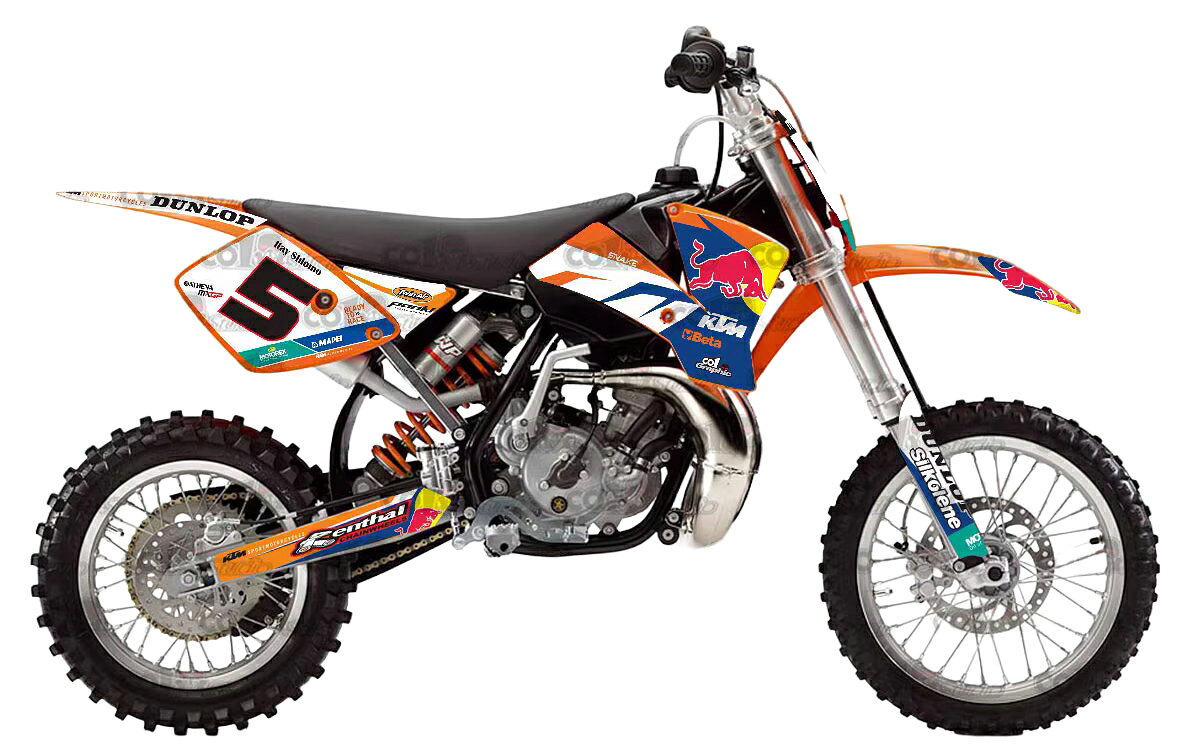 KTM SX65 適合 オリジナル ステッカー デカール 2002 2003 2004 2005 2006 2007 2008 バイク用 オフロードバイク