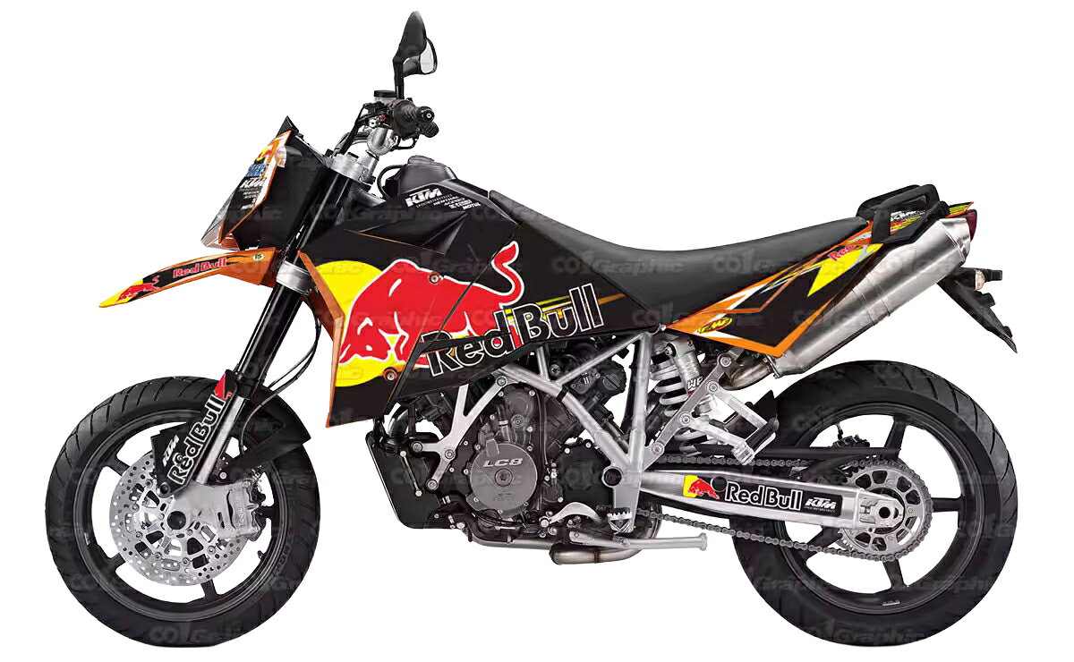 KTM 950 ENDURO R 適合 オリジナル ステッカー デカール 2006 2007 バイク用 オフロードバイク オンロードバイク モタードバイク