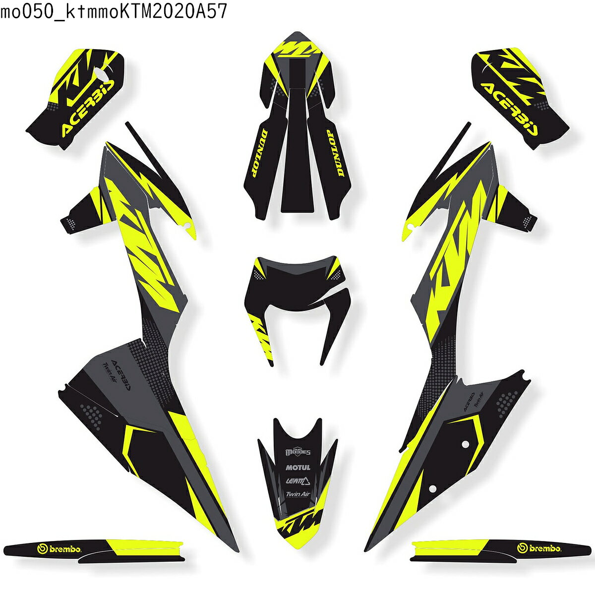 KTM SX85 適合 2013 2014 2015 2016 2017 グラフィックデカールキット ステッカー デカール バイク用 オフロードバイク 
