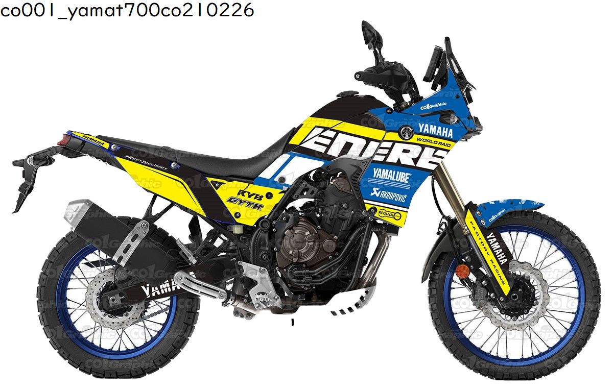 YAMAHA ヤマハ T700 Tenere テネレ グラフィックデカールキット ステッカー デカール 2020 2021 バイク..