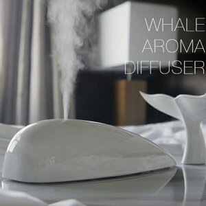 クジラの息吹を再現したアロマディフューザー【Markndraw クジラ アロマディフューザー】 Whale Aroma Diffuser　2色から選ぶ アロマ芳香器 卓上　送料無料　館】