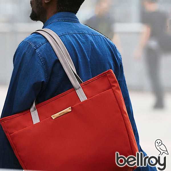 通勤や出張に大活躍のトートバッグ！【Bellroy（ベルロイ）Tokyo Tote】13インチまでのノートパソコンやタブレットが収納可能！耐水性のVenture ポリエステルと環境認定レザー使用/ユニセックス/ビジネス/通学/送料無料/