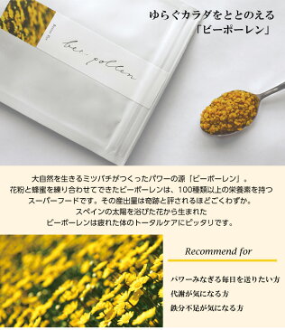 100種類以上の栄養素を持つ ビーポーレン400g (約3ヶ月分) スーパーフード 体のトータルケア 女性特有のお悩みもサポート 無添加 スーパーフード 有機 栄養食品 健康食品 お試し Better For