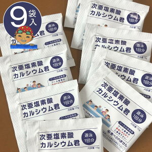 家庭用プールの除菌対策に「国内製造で安心」90g（10g×9袋入り） プール塩素除菌剤【顆粒】次亜塩素酸 ビニールプール 大型 家庭用プール・小規模 ビニールプール用 大型プール 水道代削減 除菌 除菌剤 遊泳剤 プール除菌 【ゆうパケット 送料無料】