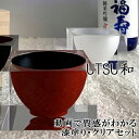 UTSU和 ペア高級酒器 ZEROMISSION【送料無料】漆&クリアセット ぐい呑み プレゼント 贈答 ギフト 日本酒