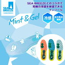 SEA BREEZE インソール 3個ご購入で送料無料 靴 中敷き スニーカー ブーツ 革靴 COOL MAX PU ジェル mint fit gelオールジェル 冷感 足 営業マン 外回り 足汗 足蒸れ 足 足疲れ 歩き回る 楽に 涼しい 気持ちいい 冷たい SB-002 サマーモデル