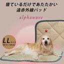 楽天想いを繋ぐ百貨店 【TSUNAGU】遠赤外線 ペットパッド アルファウェーブ alphawave 【大型犬 LLサイズ（約75×100cm）】芦屋バティーズ 犬用 犬 猫 猫用パッド パット マット ベッドパッド 秋冬 冬 温かい あたたか リラックス 老犬 シニア犬 介護 洗える 日本製 キルティング