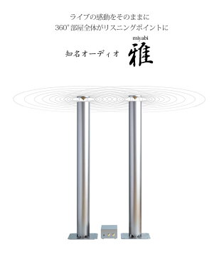 【知名オーディオ】全指向性スピーカー 35Hz〜30kHz 雅 Miyabi 1m スピーカー アンプ10W セット 特許多数取得 世界初 低音域 フルレンジ 沖縄 県内トップシェア 受賞歴 匠の逸品 高音質 絞っても綺麗な音