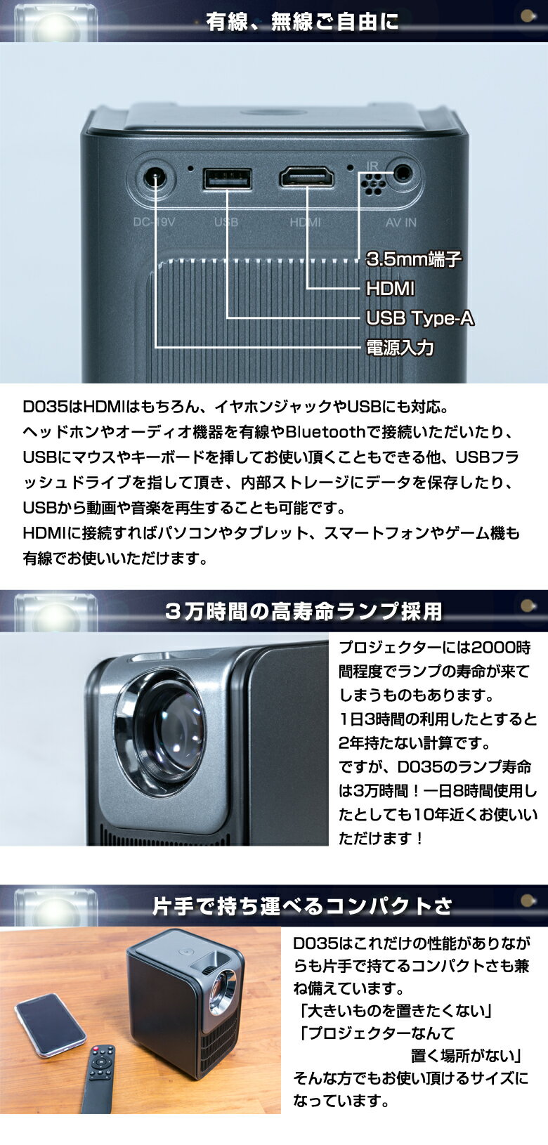 スマートプロジェクター