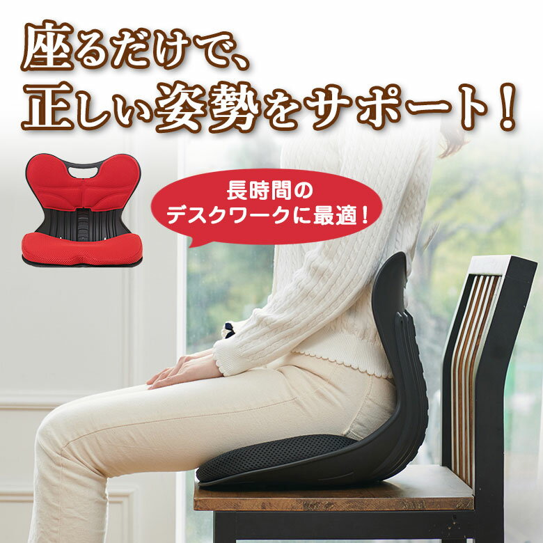 楽天想いを繋ぐ百貨店 【TSUNAGU】ヒップクッションチェア 骨盤サポート椅子 Hip Cushion Chair お尻が痛くなりにくい 正しい姿勢 習慣 姿勢改善 猫背 長時間 デスクワーク 姿勢のゆがみ 姿勢サポート カバー洗える 持ち運び コンパクト スリム