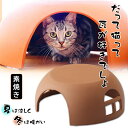 瓦の猫ハウス 瓦猫 素焼き 瓦 鬼瓦 職人手作り 無釉薬 安全 陶器 かまくら 可愛い 猫 ネコ にゃんこ ニャンコ ペット 愛猫家 暖かい 冷たい 寒さ対策 ...