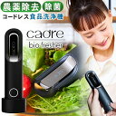 cadre bio fresher カドレ バイオフレッシャー コードレス食品洗浄機 コードレス食品洗浄器 食材除菌 食器洗浄 農薬を分解 農薬を除去 農薬を除菌 野菜 果物 フルーツ 肉類 魚類 鮮度保持 哺乳瓶 子どものおもちゃ ワイヤレス IPX7 防水 USB充電 キッチン家電