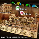 ミニチュア 鉄道ジオラマ 組み立てキット 電車も走らせる CRAFT VILLAGE ウエスタンの風景を楽しむ 大人が夢中になる本気の趣味!作る楽しみ、飾る楽し...