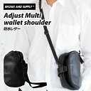 BROSKI AND SUPPLY Labor Adjust Multi wallet shoulder カバン かばん ショルダーバッグ ポーチ お財布バッグ...