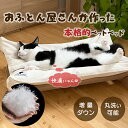 【増量羽毛入り】ハンモック プレミアムタイプ 日本製 洗える 猫 ネコ ねこ ペットベッド ペット用 手作り クッション 高級 あったか 本格的 クッション し...