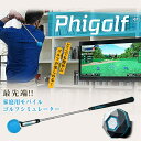 Phigolf2 ファイゴルフ2 家庭用ゴルフシミュレーター ゴルフ練習 スイング分析 スイング練習 練習機 家庭用 本物のクラブ感覚 ゴルフ体験 最大4人 オ...