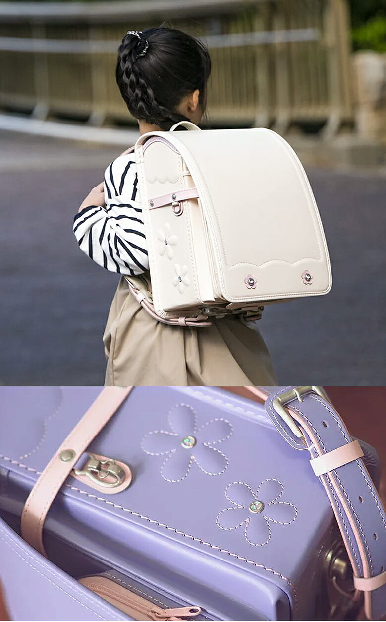 IKUTA RANDSEL ハナ スペシャル hana special ランドセル 女の子 ネイビー パープル 紫 ピンク アイ offer1999-10038515 想いを繋ぐ百貨店 【TSUNAGU】 サンプル画像2