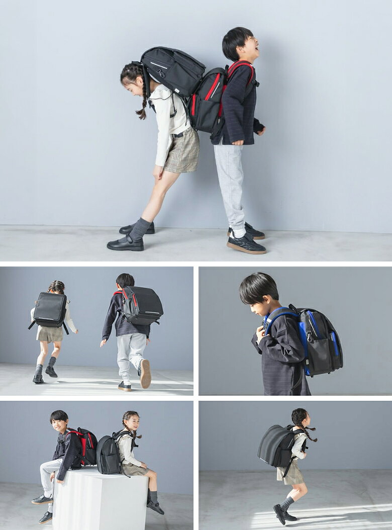 RUNDO AIR MOVE tough black ランドセル ナイロンランドセル 布製ランドセル 小学校 小学生 リュック offer1999-10038835 想いを繋ぐ百貨店 【TSUNAGU】 サンプル画像3