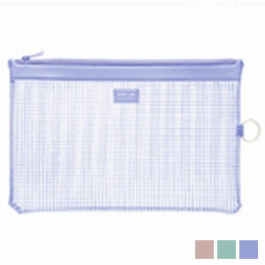 ハーフウェイ メッシュケース B5 1枚 LIHIT LAB./EC-F-245リヒトラブ クリアケース クリアーケース ク..