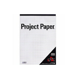 【25日11時〜5時間限定P5倍】プロジェクトペーパー レポート用紙 A4 5mm方眼 1冊100枚 オキナ EC-PPA45Sのサムネイル
