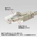 ツメ折れ防止カテゴリ6RJ-45コネクタ 100個セット 2