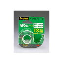 メンディングテープ 修繕テープ テープカッター付き 小巻 幅18×7.6mm 1巻 スリーエム EC-CM-18