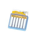 ダストレスチョーク 白 炭酸カルシウム製 1個6本入 日本理化学 EC-DCC-6-W