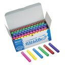 ダストレス学校用蛍光チョーク 6色入 炭酸カルシウム製 1箱72本入 日本理化学 EC-DCK-72-6C