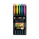 5色セット 水性 蛍光ペン 蛍コート 太字 3.8mm / 細字 0.8mm 各色1本 トンボ鉛筆 EC-WA-TC-5C