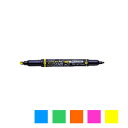 水性 蛍光ペン 蛍コート 太字 3.8mm / 細字 0.8mm 1本 トンボ鉛筆 EC-WA-TC