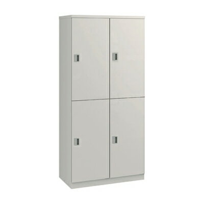 【完成品】【国産】ベーシックロッカー 錠なし 4人用 2列2段 EI-ER22-01鍵無し スチールロッカー 業務..