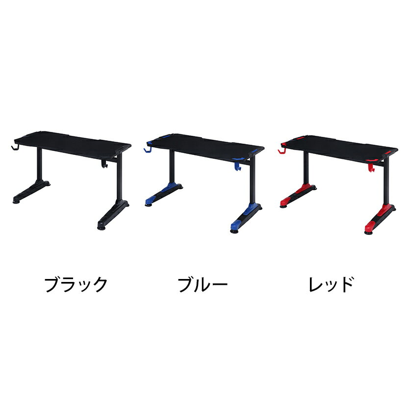 GAMING DESK XeNO(ゼノ) イージー01 デスク 机 ワークデスク パソコンワーク 長期戦ワークデスク 机 ワークテーブル パソコンデスク PCデスク 仕事机 事務所 オフィス 作業テーブル テレワーク 机 リモートワーク 在宅勤務 office-com-10116022 オフィス家具通販のオフィスコム サンプル画像2