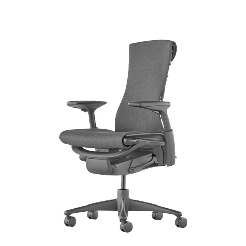 エンボディチェア Embody Chairs グラファイトフレーム カーペットキャスター メドレー シンダー HermanMiller ハーマンミラー CN122AWAA G1G1BB1HA04