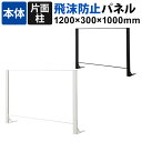 【本体】飛沫防止パネル アクリルパネル 片面柱 透明 幅1200×高さ1000mm パーテーション 衝立 デスクパネル カウンター 受付 窓口 【国産】 HG-AK1210アクリルパーテーション アクリル 自立 アクリル板 仕切 パーティション デスクパーテーション 卓上 コロナ対策