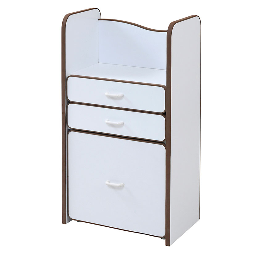 ソフトエッジで安全なキッズ ランドセルラック 収納 スリム 子供 ラック ランドセル 木製 キャスター付き 引き出し