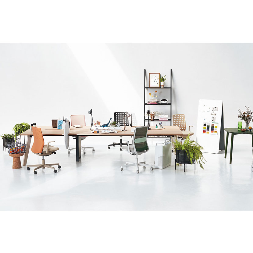 オフィスチェア モネット 背メッシュタイプ 背座同色 L型肘 ショルダーサポートあり ランバーサポートあり 脚ソフトベージュ 本体ソフトベージュ 背ソフトベージュ 座ソフトベージュ ランバーサポート張地ソフトベージュ ナイロンキャスター C03-Z113W-Z1KYK1K1 | コクヨ [2]