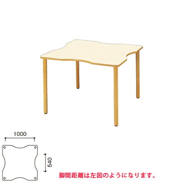 介護/福祉施設用テーブル／幅1200×奥行1200mm／FA-1212Q ダイニングテーブル リビングテーブル 机 デスク 介護施設 老人ホーム