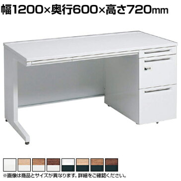 3V1YCJ | アドバンス ADVANCE 片袖机 標準タイプ 右袖 3段 中央引出し付き(A3対応) ダイヤル錠幅1200×奥行600×高さ720mm (オカムラ)