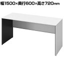 オカムラ ソリスト Soliste スタンダードタイプ(高さ720) 平机 パネル脚(ネオホワイト) メラミン天板(ホワイト) 幅1500×奥行600×高さ720mm 3K25NC MK27 岡村製作所 オフィスデスク パソコンデスク デスク desk 事務机 テレワーク リモートワーク 在宅勤務 在宅(3)