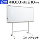 【15日11時〜5時間限定P5倍】プラス ネットワークボード コピーボード 1800×910 スタンドセット ワイドタイプ ボード2面/N-31W-STPLUS...