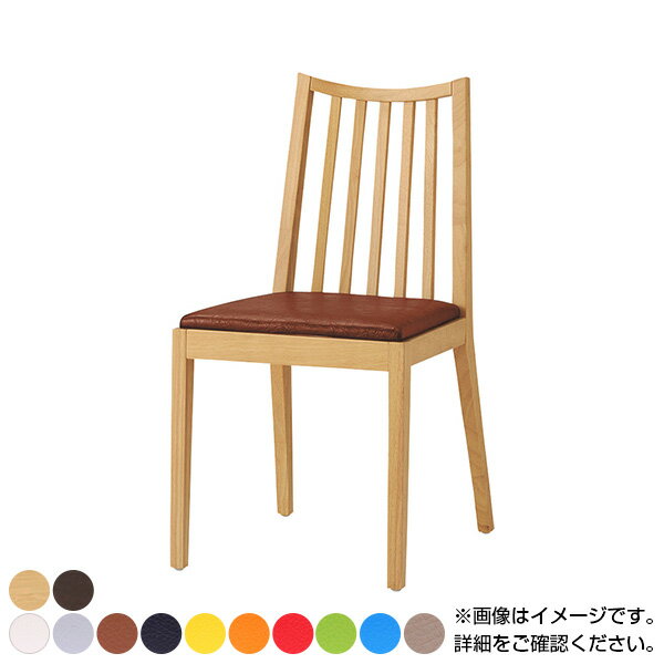 QUON(クオン) ライスTイス PVC(プレザント) ダイニングチェア ラウンジチェア 木製ダイニング椅子 幅420×奥行510×高さ820mm