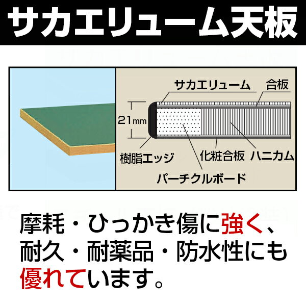 【楽天市場】サカエ 軽量作業台 工場 作業テーブル KSタイプ 均等耐荷重300kg 幅1200×奥行750×高さ740mm KS-127F