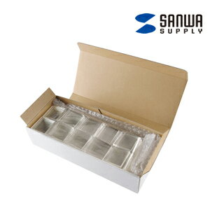 サンワサプライ 透明両面粘着ゴム 中 100枚入