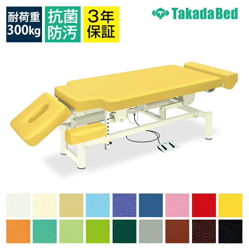 ◇サイズ選択有◇電動昇降ベッド 【ガスシリンダー式ヘッド調節】【手置き・脚置き付】 Pro-styleシェープ2 TB-580-02 マッサージベッド 施術用ベッド 施術ベッド 電動ベッド エステ 医療用 整体 病院用 美容室 業務用