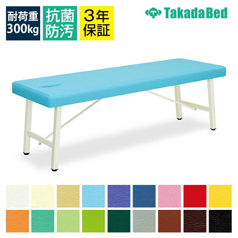 高田ベッド サイズ選択可能 診察台 医療 治療 点滴用ベッド 【折りたたみ式】 有孔スタンダードベッド/..